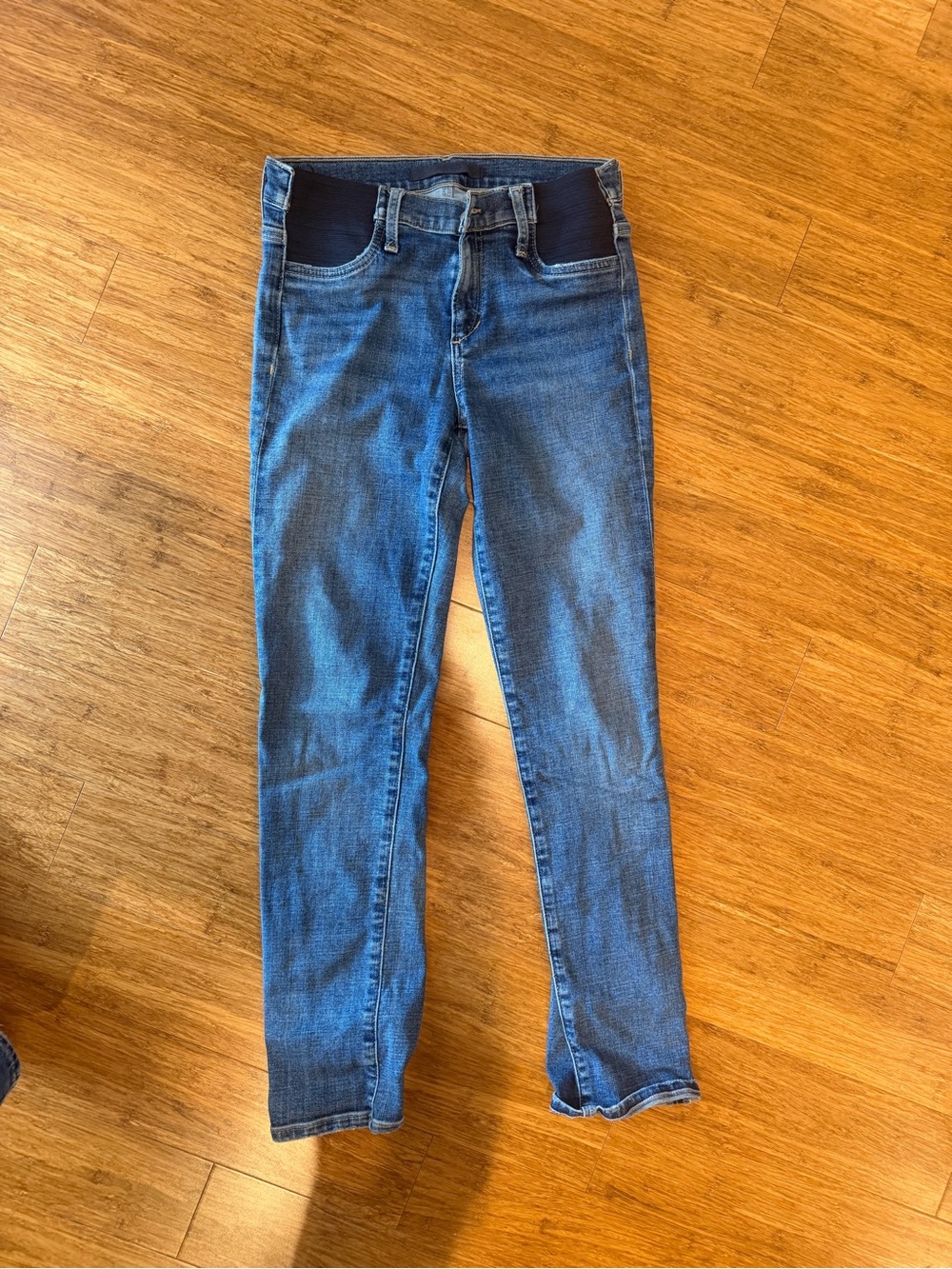 Joe's Jeans Blue Stretch Jeggings with Elastic Side Panels